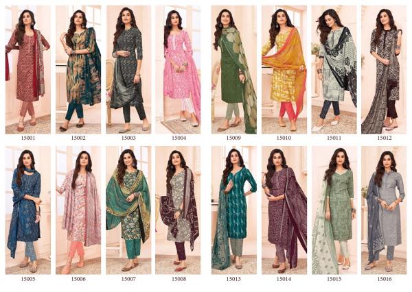 Suryajyoti Zion Cotton Vol 15 Cotton Dress Material Collection